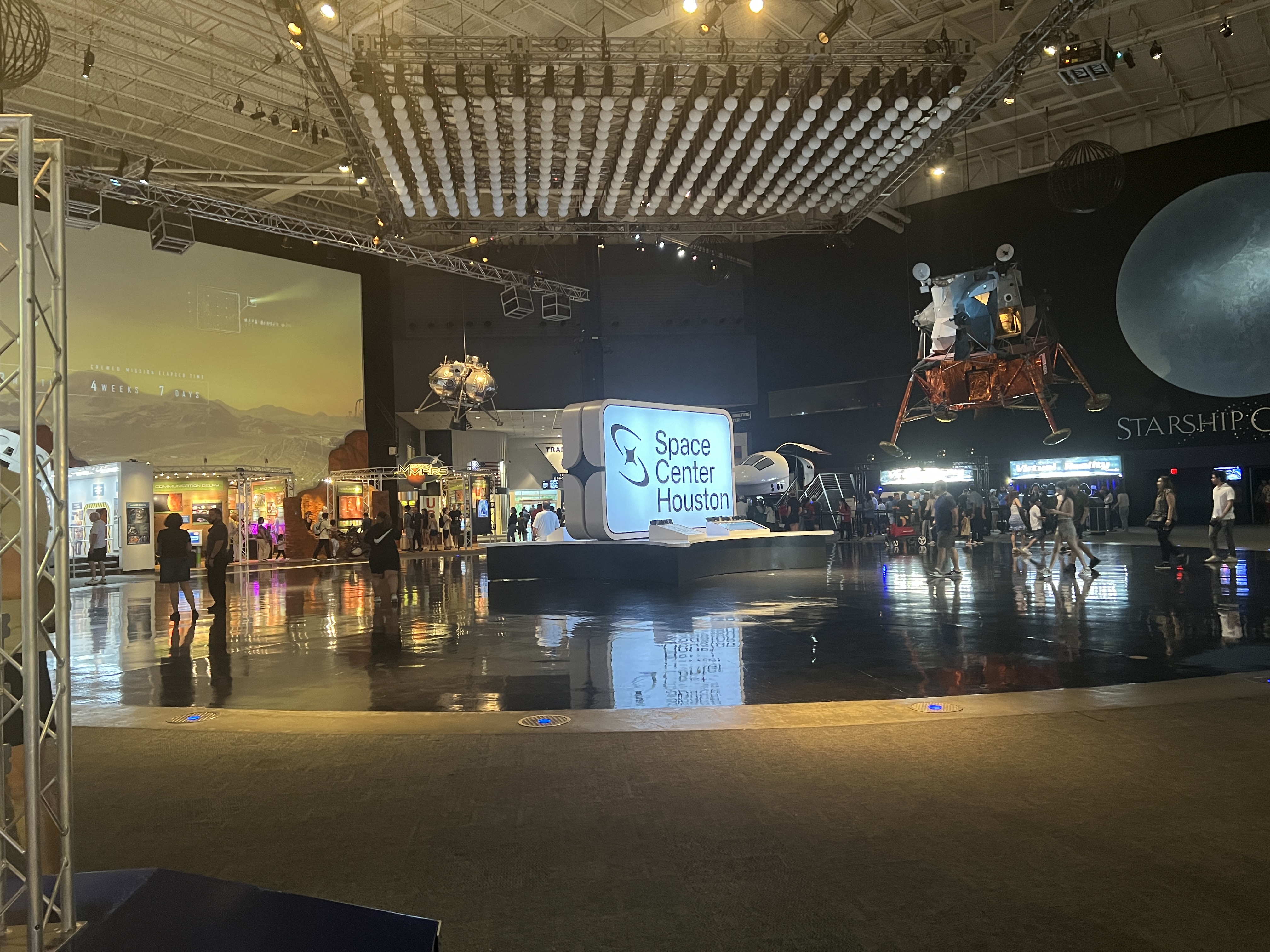 Space Center Houston exhibit visit